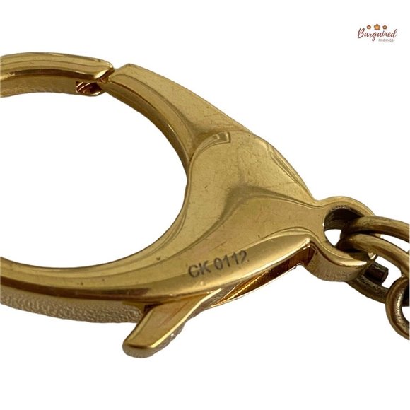 Authentic LOUIS VUITTON Goldtone Tapage Key Holder And Bag Charm - CK 0112 - Picture 8 of 12